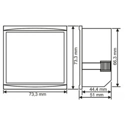 Rəqəmsal Panel Tezlik Ölçən VK-F72
