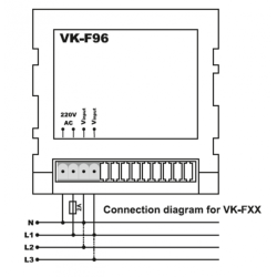 Rəqəmsal Panel Tezlik Ölçən VK-F72