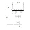 Qırmızı led işıq BIL-22